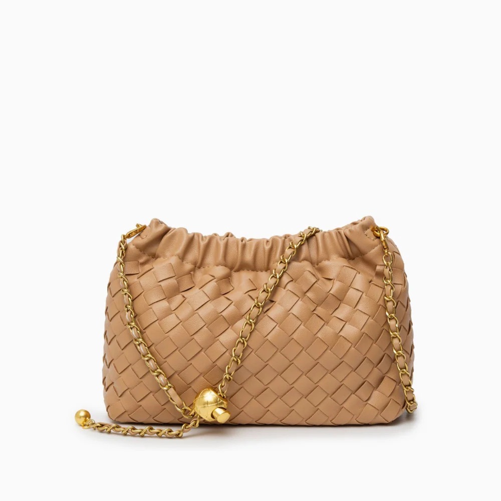 Verano Hill Joyce Shoulder Bag Apricot